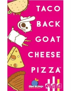 Blue Orange TACO BACK GOAT CHEESE PIZZA